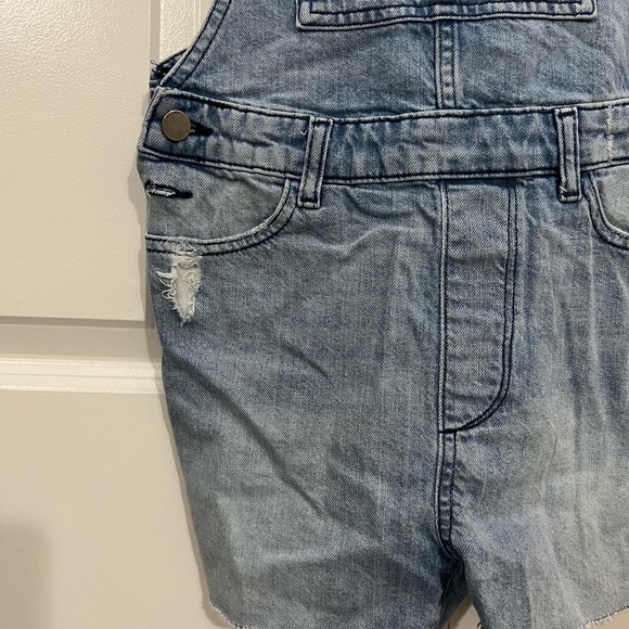 DL1961 Light Blue Denim Abigail Overalls Size Small $169 - Picture 3 of 9